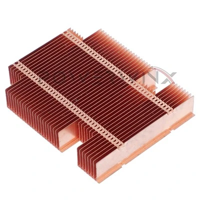 Kupfer gestempelte Flossenkühlkörper